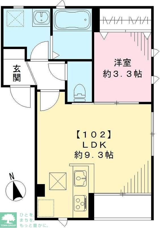 アロージョ三鷹の物件間取画像