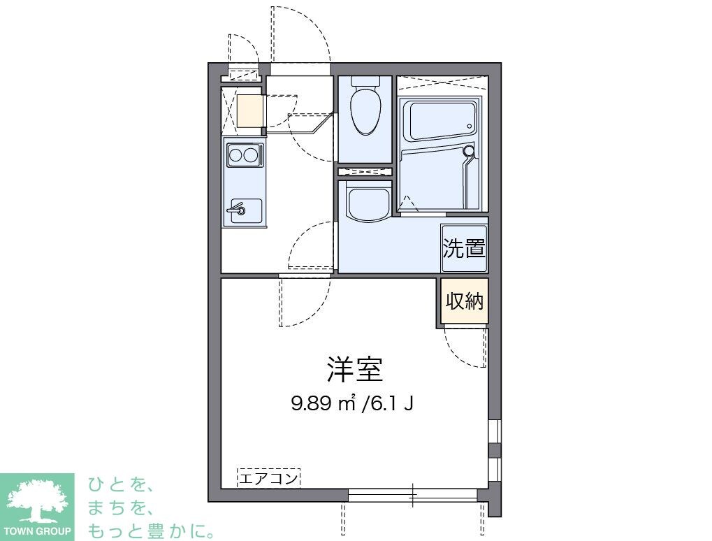 クレイノガーデンハイムの物件間取画像