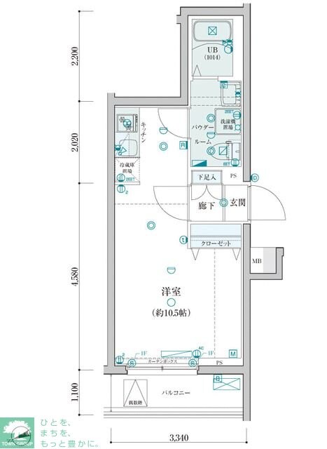 ＧＥＮＯＶＩＡ桜上水ｓｋｙｇａｒｄｅｎの物件間取画像