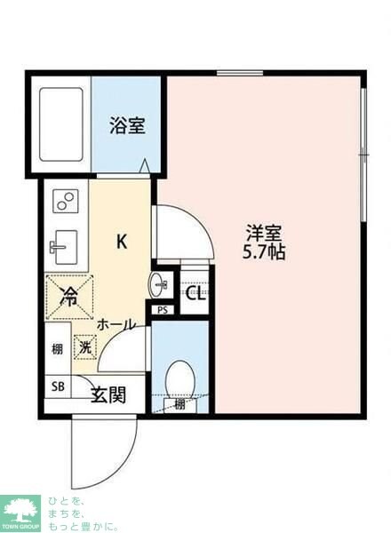 グランクオール代田橋の物件間取画像