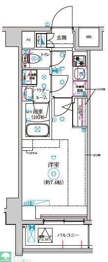 セジョリ高井戸IIの物件間取画像