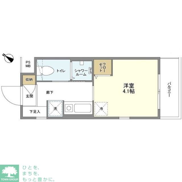 インプルーブ笹塚の物件間取画像