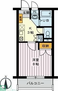 パインフィールドの物件間取画像