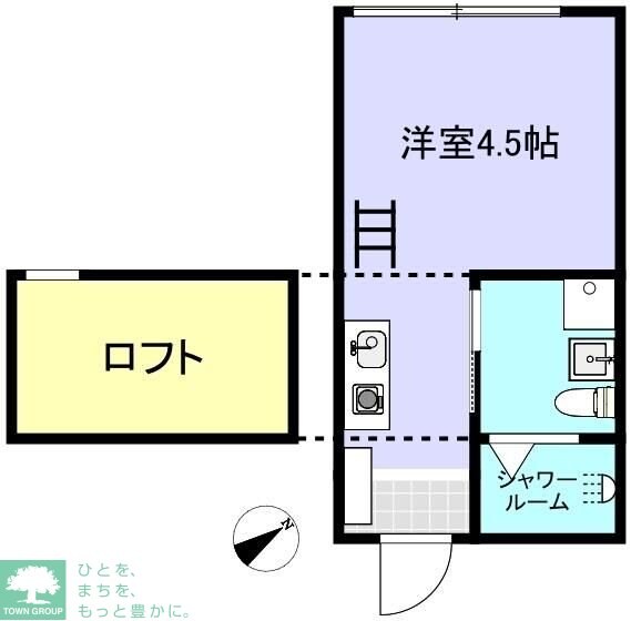 アバンセ南台の物件間取画像