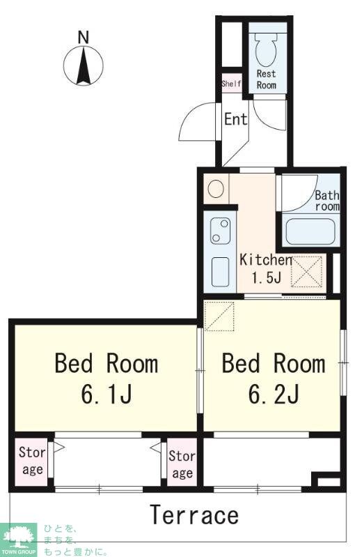 Ｃａｓａ　Ｒｉｃｈｉａの物件間取画像