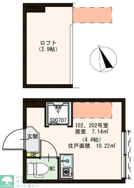 エヴィメリア永福の物件間取画像