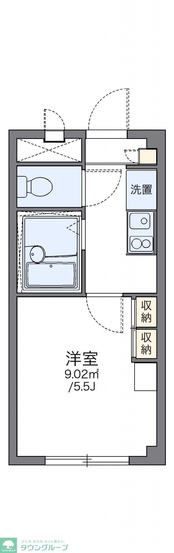 レオパレスアサマの物件間取画像