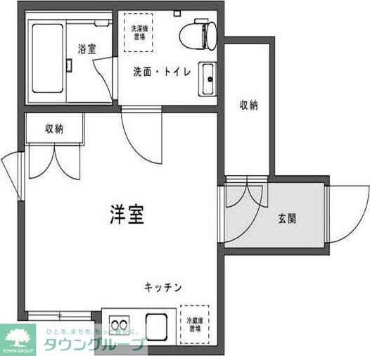 ランプライト千歳船橋の物件間取画像