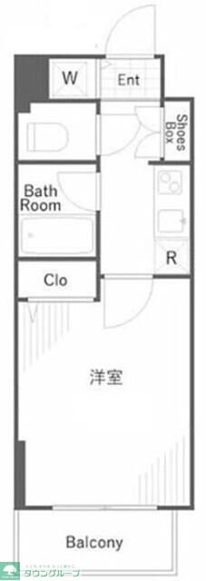 パークウェル初台の物件間取画像