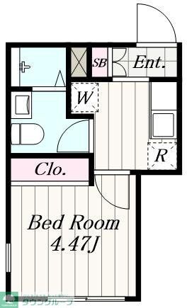 DUO　MAISON　西新宿WESTの物件間取画像