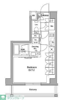 ザ・パークハビオ神泉の物件間取画像