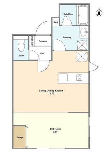 Ｌａ　Ｄｏｕｃｅｕｒ杉並和田の物件間取画像