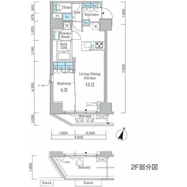 ジオエント原宿の物件間取画像