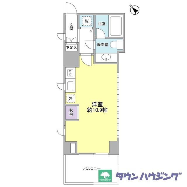 プロスペクト渋谷道玄坂の物件間取画像