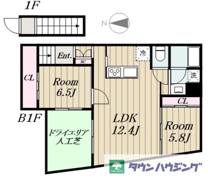 Grand Peak Waseda(グラン　ピーク　ワセダ)の物件間取画像