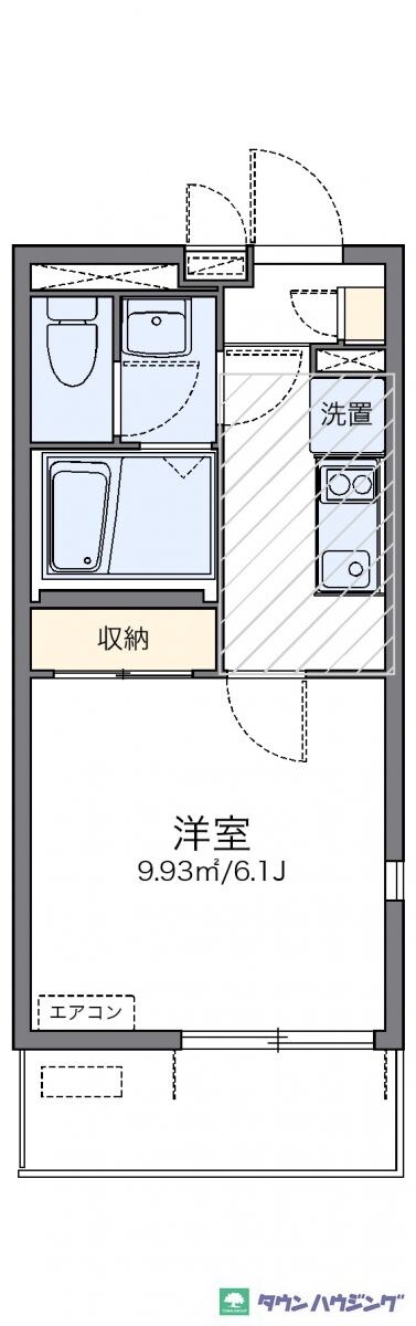 レオネクスト南新宿の物件間取画像