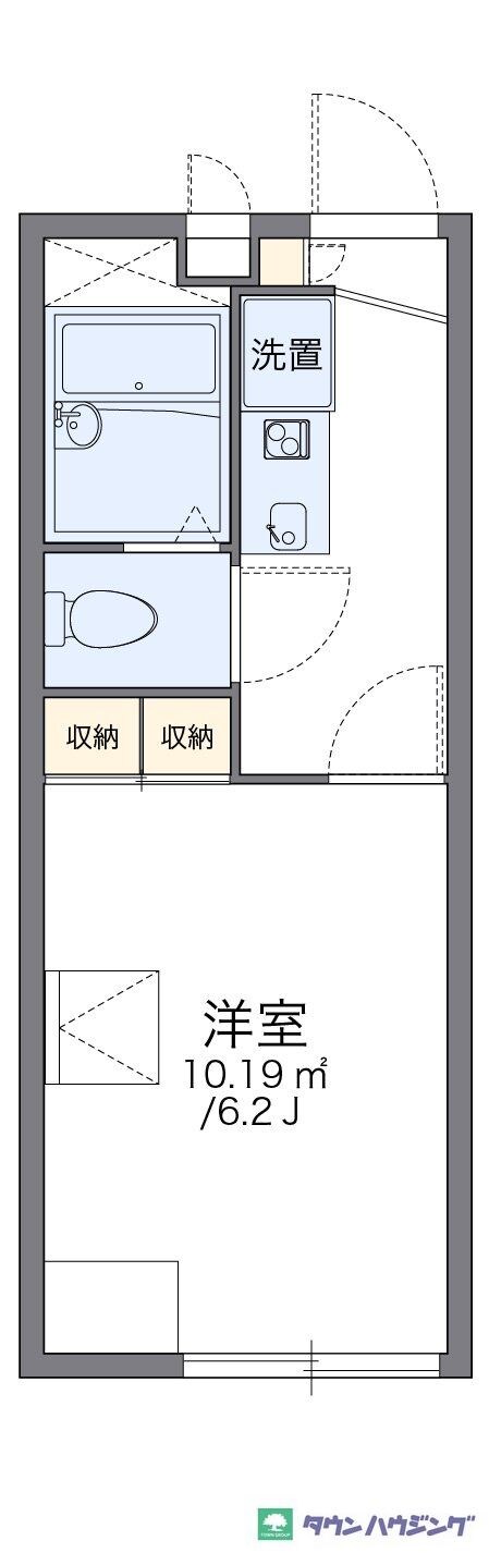 レオパレスフローラの物件間取画像