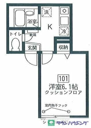 クロワールの物件間取画像