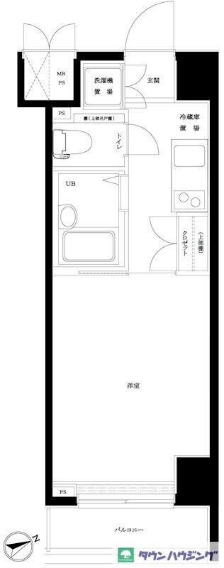 ルーブル早稲田の物件間取画像