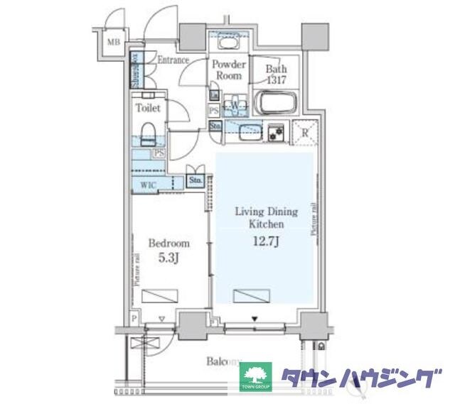 パークアクシスプレミア表参道の物件間取画像