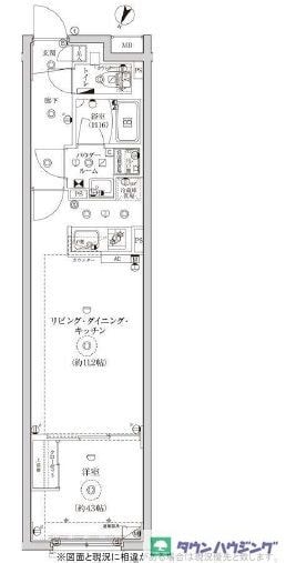 グローリオシェルト池袋IIの物件間取画像