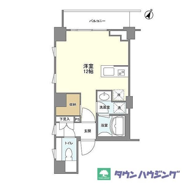 コスモリード市ヶ谷払方町の物件間取画像