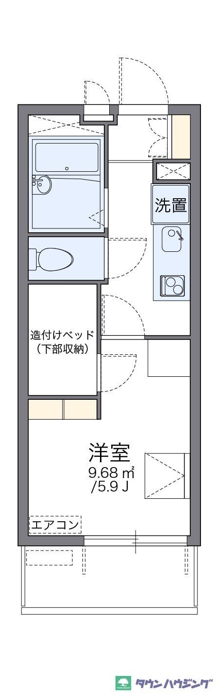 レオパレスＷＡＯ　ＷＡＯの物件間取画像