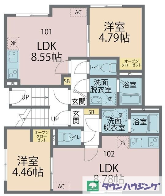 コーポＳＡＳＡＫＩの物件間取画像