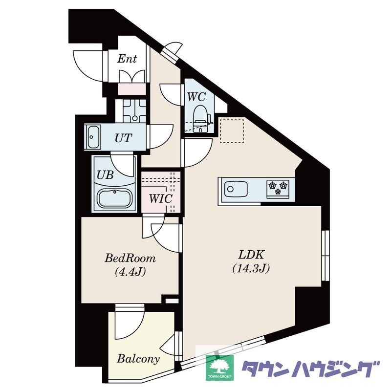 S-RESIDENCE新宿若松町の物件間取画像