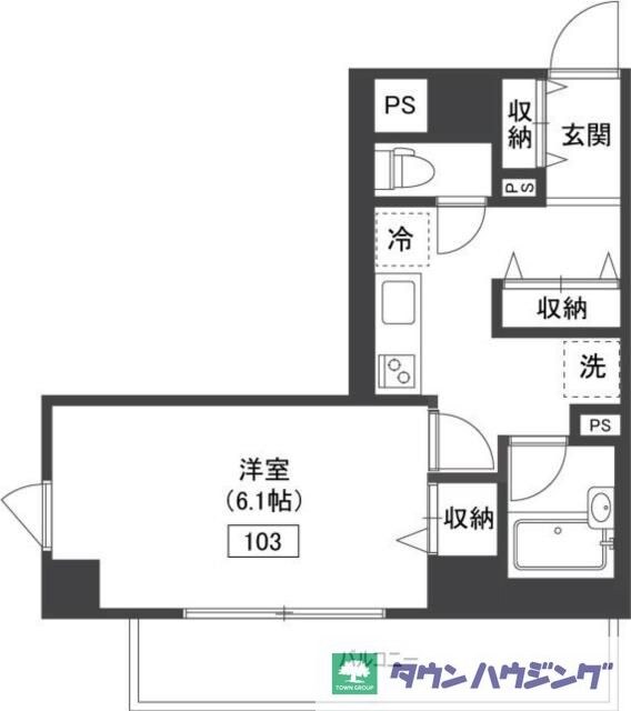 ガーデン代々木上原ＥＡＳＴの物件間取画像