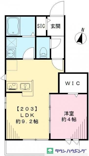 ジュネス明大前の物件間取画像