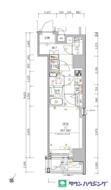 アルテシモリブラの物件間取画像