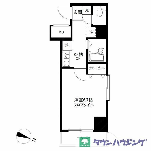 ロリエ笹塚の物件間取画像