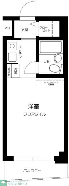 スカイコート下高井戸の物件間取画像