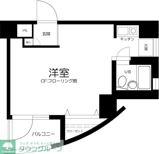 コモドスクウエア北新宿の物件間取画像