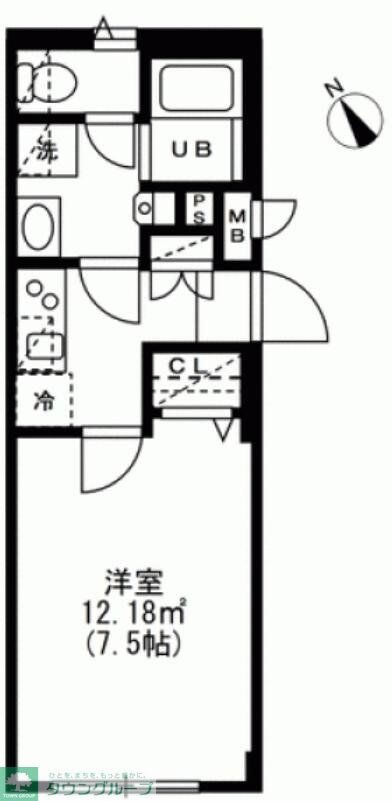 ROCCO東中野の物件間取画像