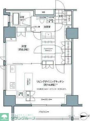 パークハビオ東中野の物件間取画像