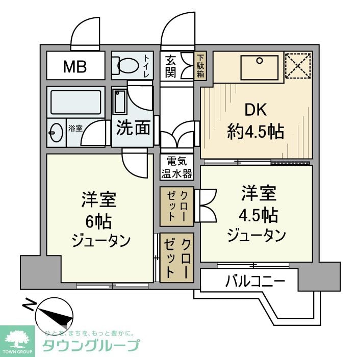 ノア新宿の物件間取画像