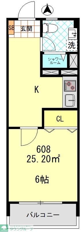 四谷コーエイマンションの物件間取画像