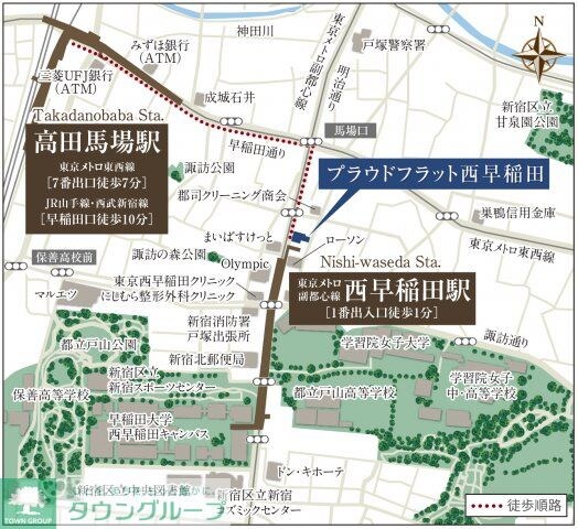 プラウドフラット西早稲田の物件内観写真