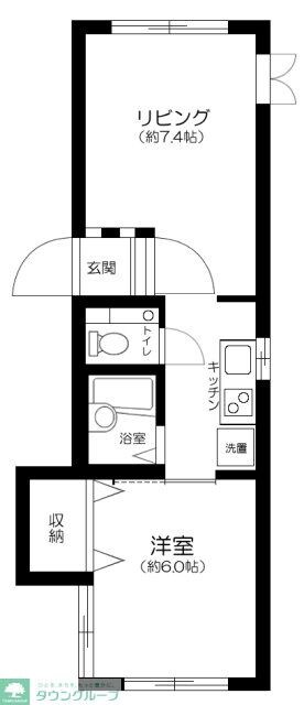 ＭＯＤＵＬＯＲ阿佐谷南の物件間取画像