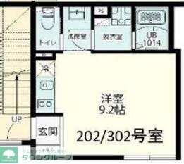 Ｆｏｌｓ　Ｃｌａｓｓ　四谷三丁目の物件間取画像