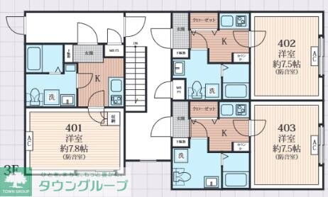 ラシクラス西落合の物件間取画像