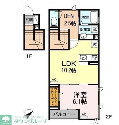 ノーブル・ルミナス笹塚の物件間取画像