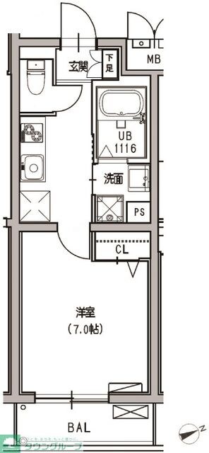 ＭＤＭ早稲田の物件間取画像