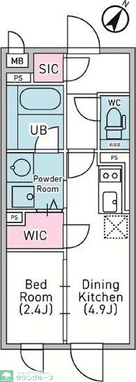 デュオメゾン渋谷松濤の物件間取画像