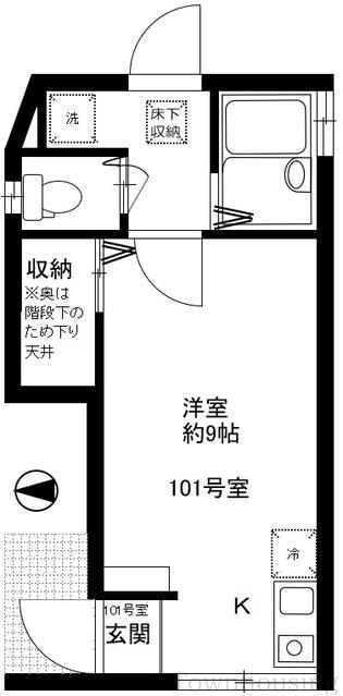 ヴェール中野の物件間取画像