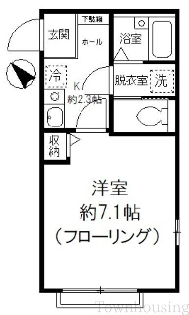 エテルノ弥生の物件間取画像