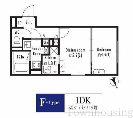 GRANPASEO西新宿の物件間取画像