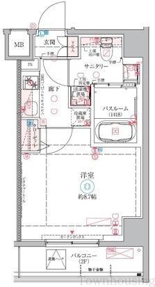 クレヴィスタ中野新橋IIの物件間取画像